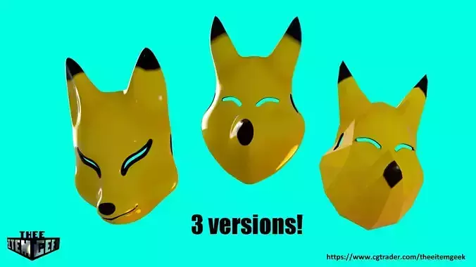 Keaton Mask 3D print model