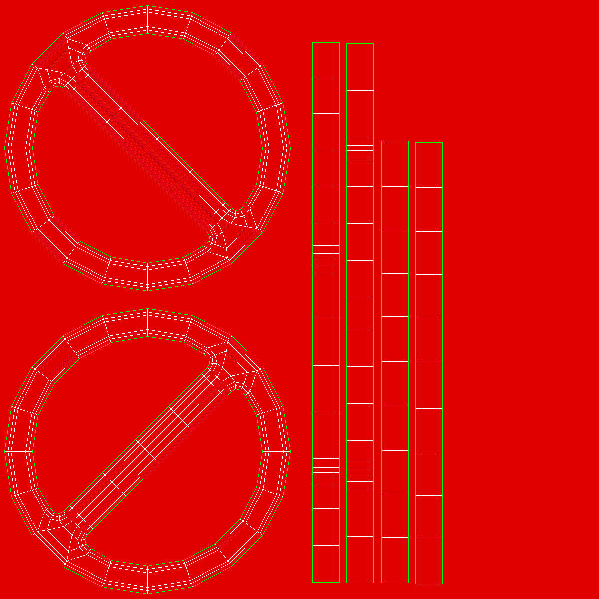 No Symbol Low-poly 3D model_7