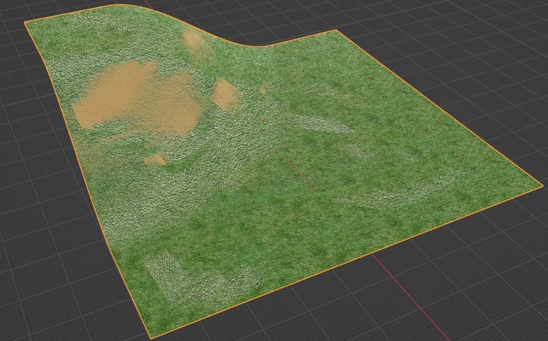 Low Poly Modular river landscape pack Low-poly 3D model_6