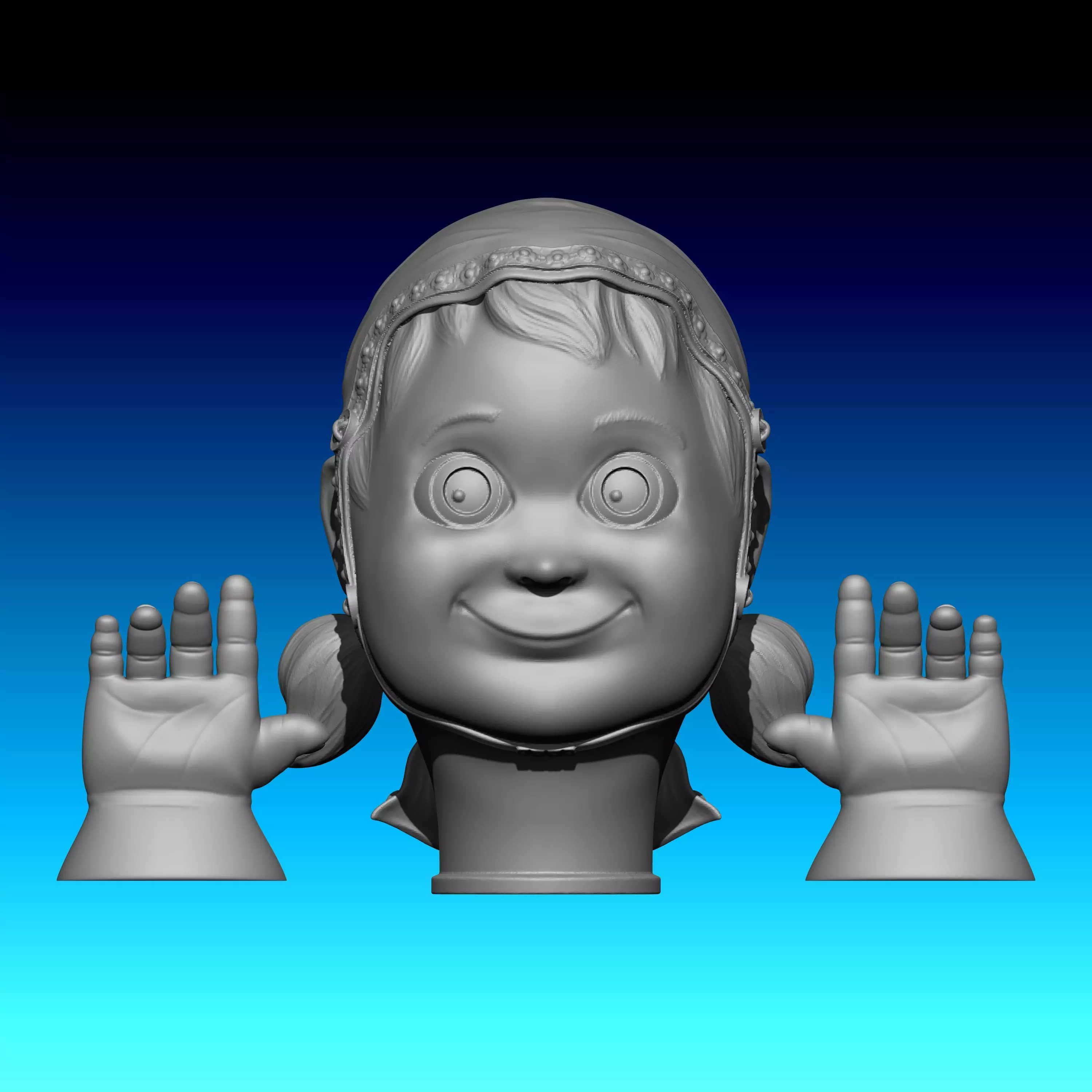 Titere Caperucita Roja Little Red Riding Hood Puppet Free 3D print model