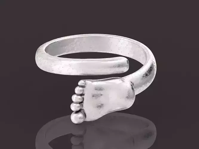  ring  baby foot leg for mothers and pregnant women 3D print model