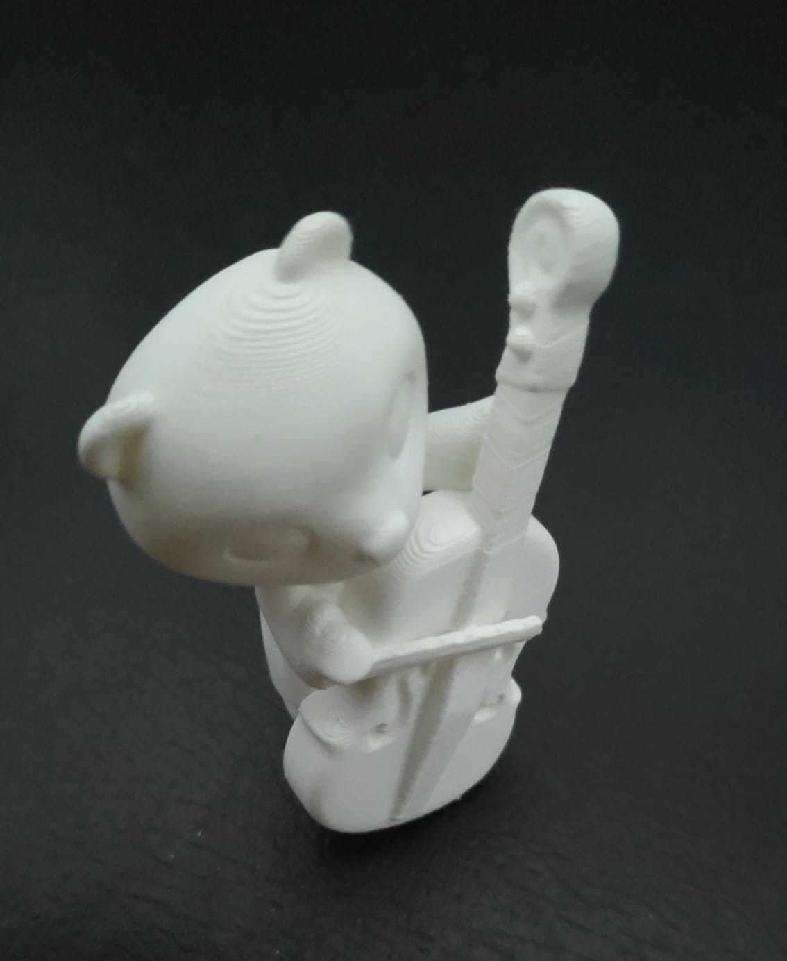 Otter Playing Cello 3D print model_12