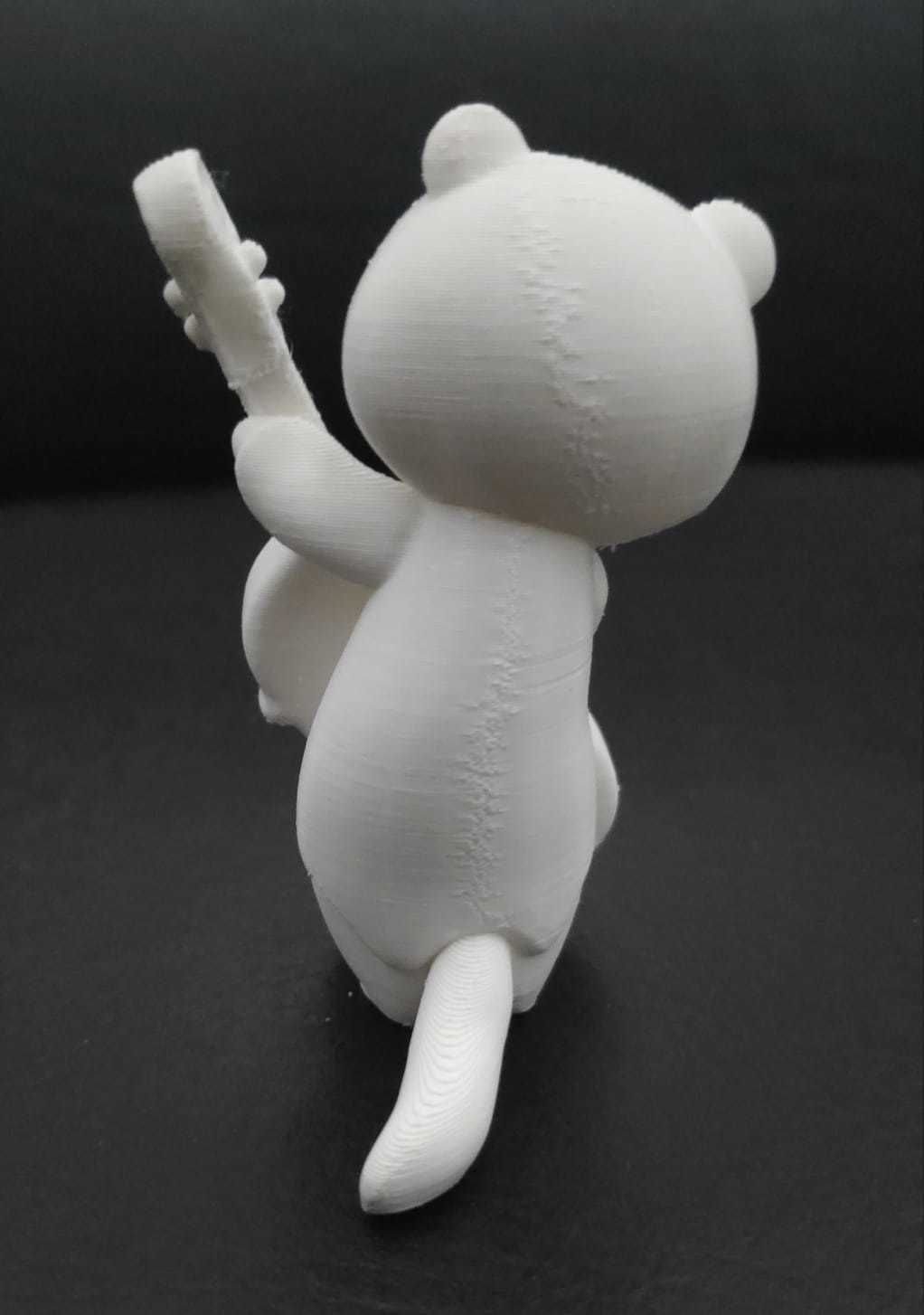 Otter Playing Cello 3D print model_7