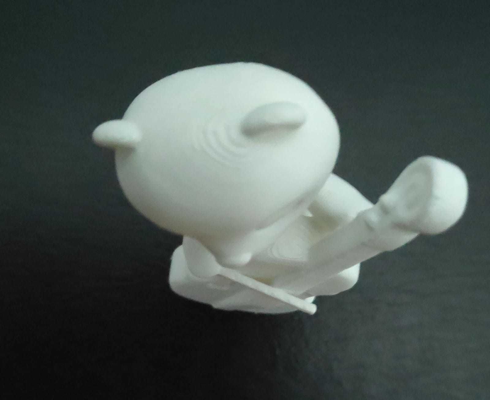 Otter Playing Cello 3D print model_13