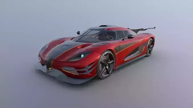 Koenigsegg One 3D model