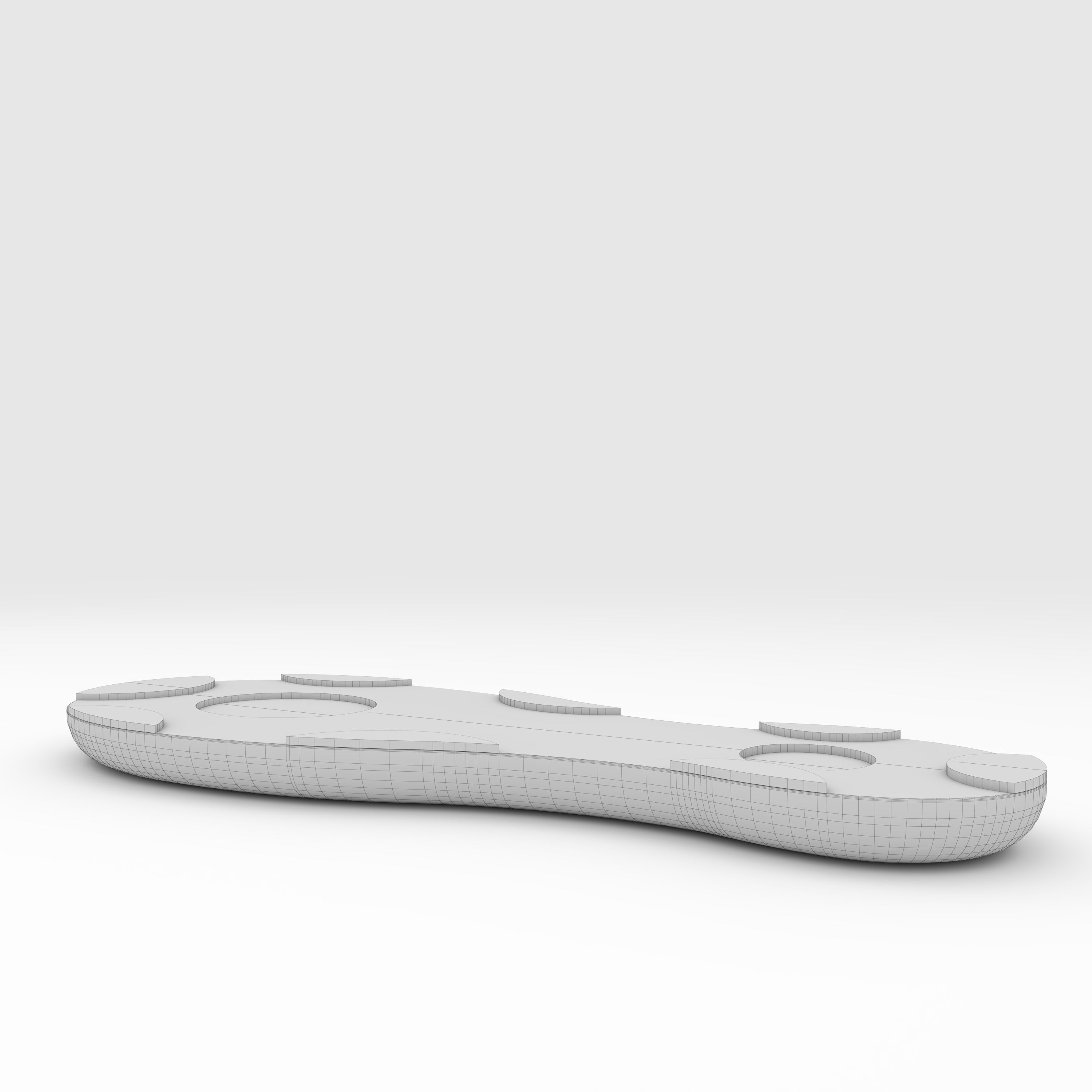 Bench Park 4 3D model_12