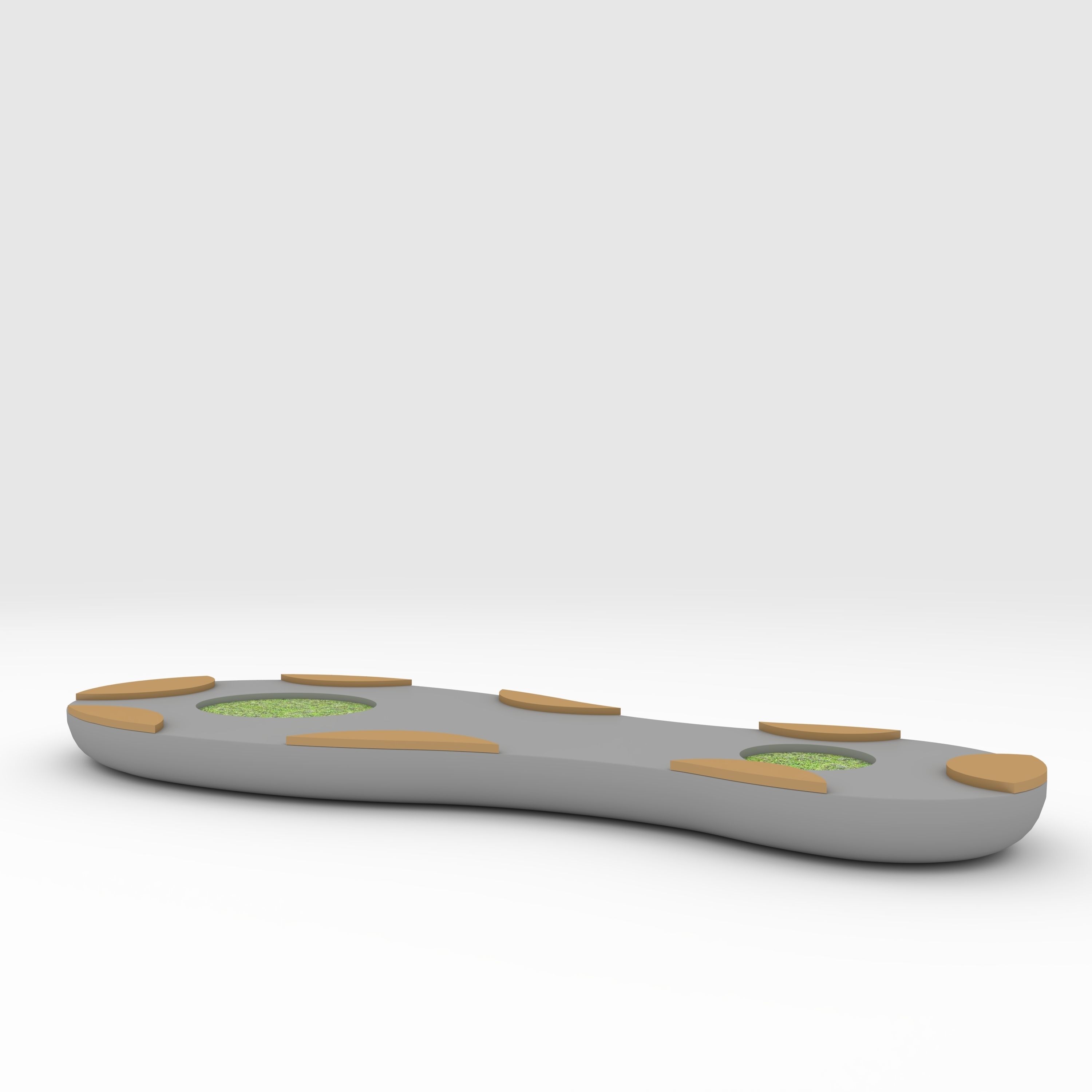 Bench Park 4 3D model_10