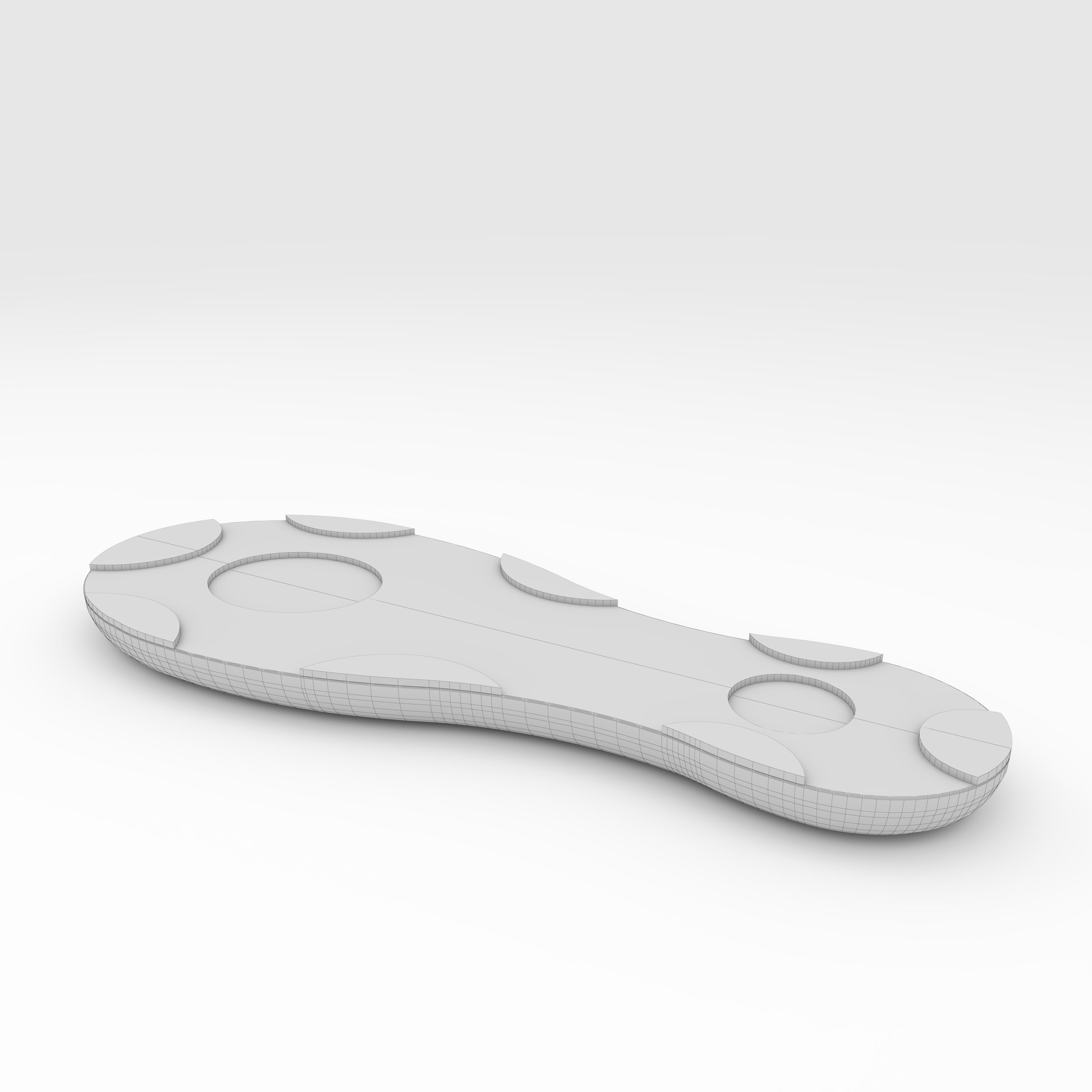 Bench Park 4 3D model_5