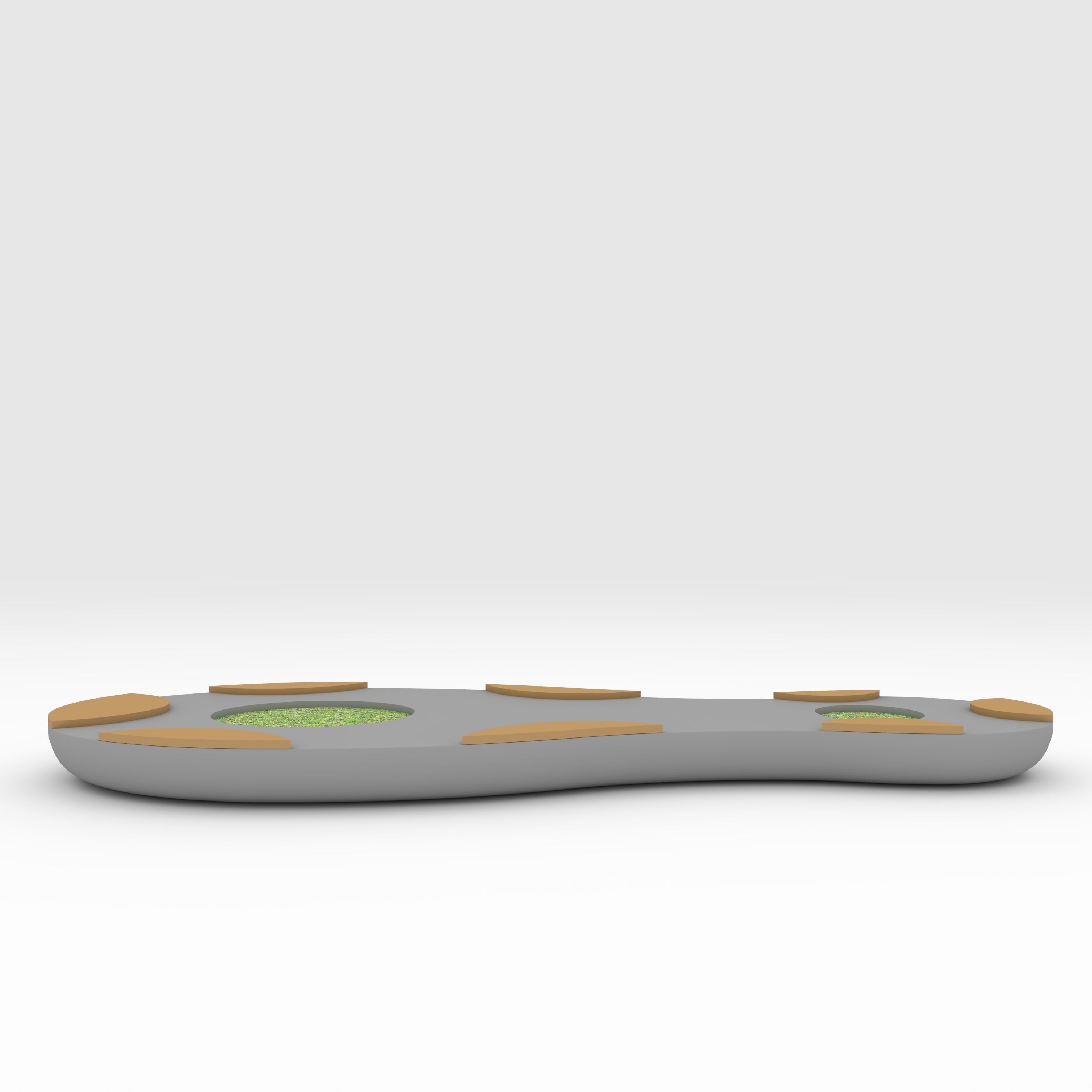 Bench Park 4 3D model_8