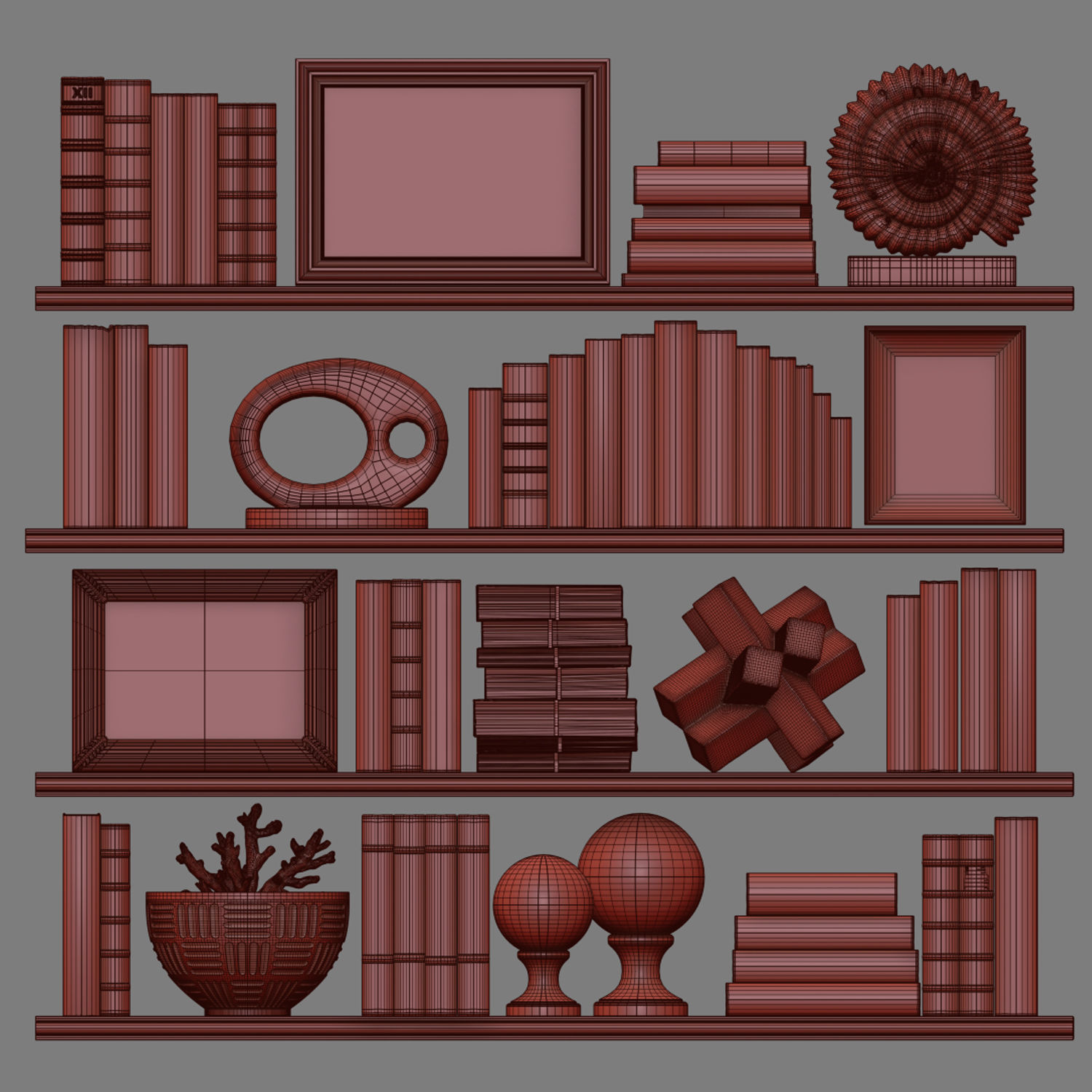 Decor Set 151 3D model_4