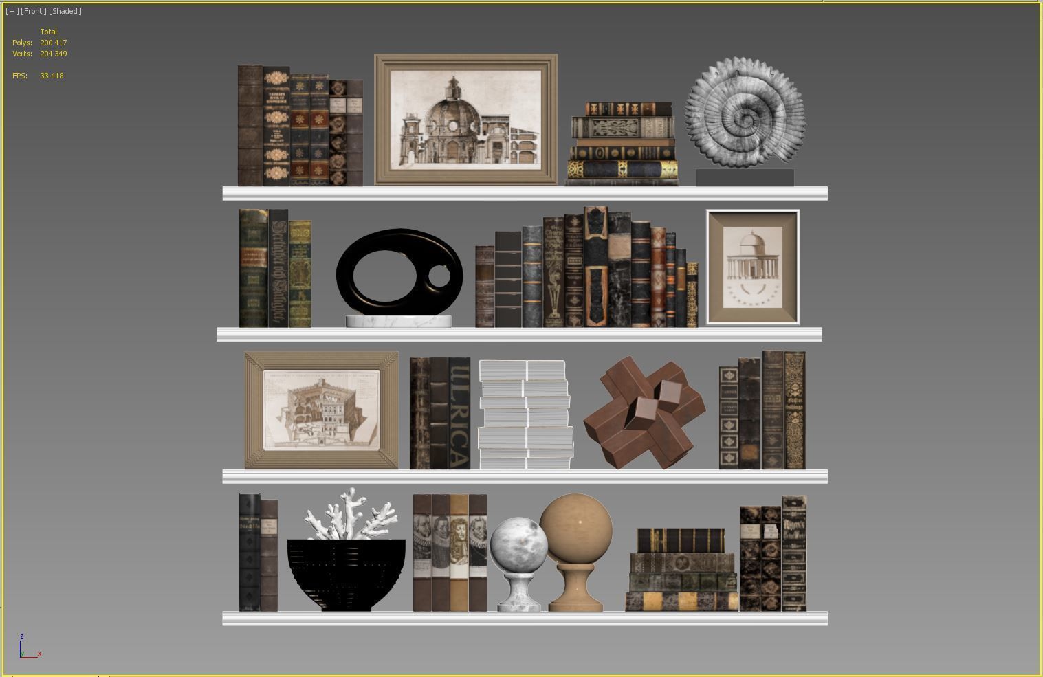 Decor Set 151 3D model_5