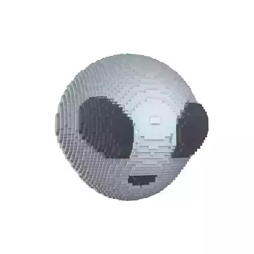 Voxel Alien Head v1 001
