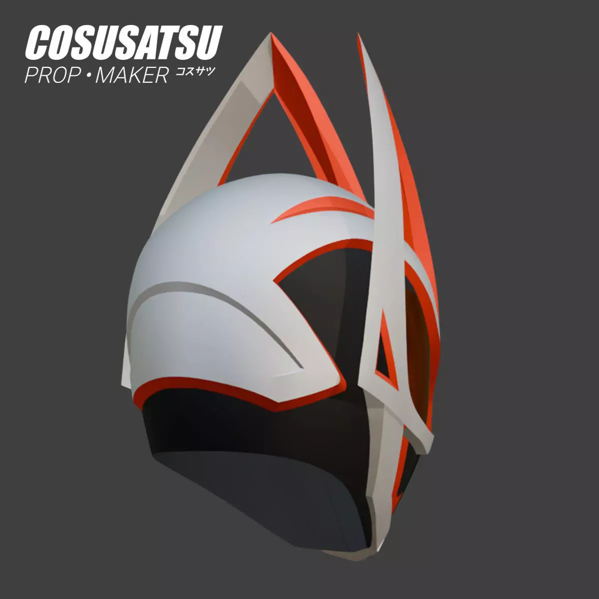 DIY Kamen Rider Geats Helmet Cosplay EVA Foam Template 3D model_4