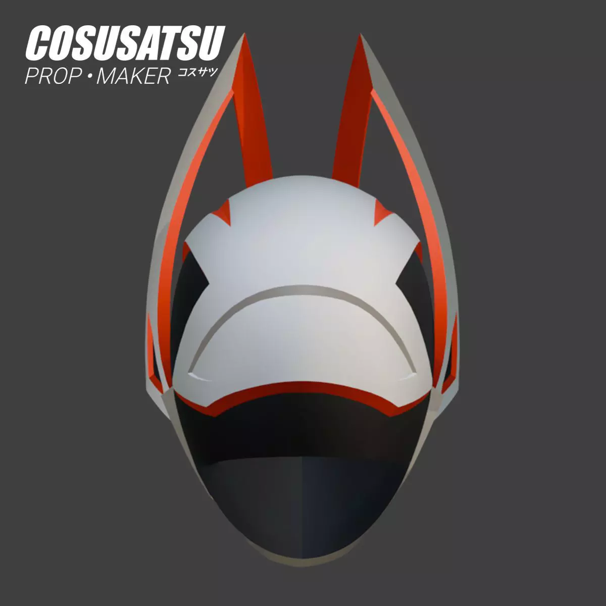 DIY Kamen Rider Geats Helmet Cosplay EVA Foam Template 3D model_5