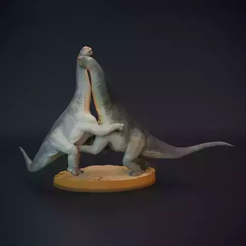 Camarasaurus fight