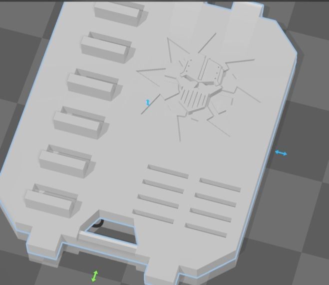 IW style doors 3D print model_1