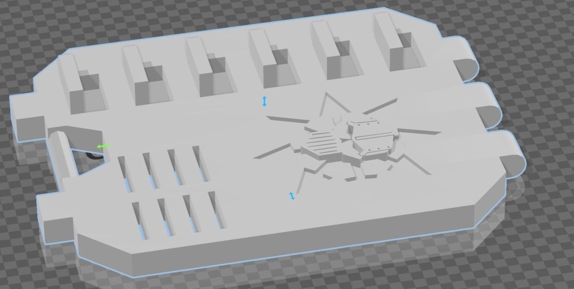 IW style doors 3D print model_2