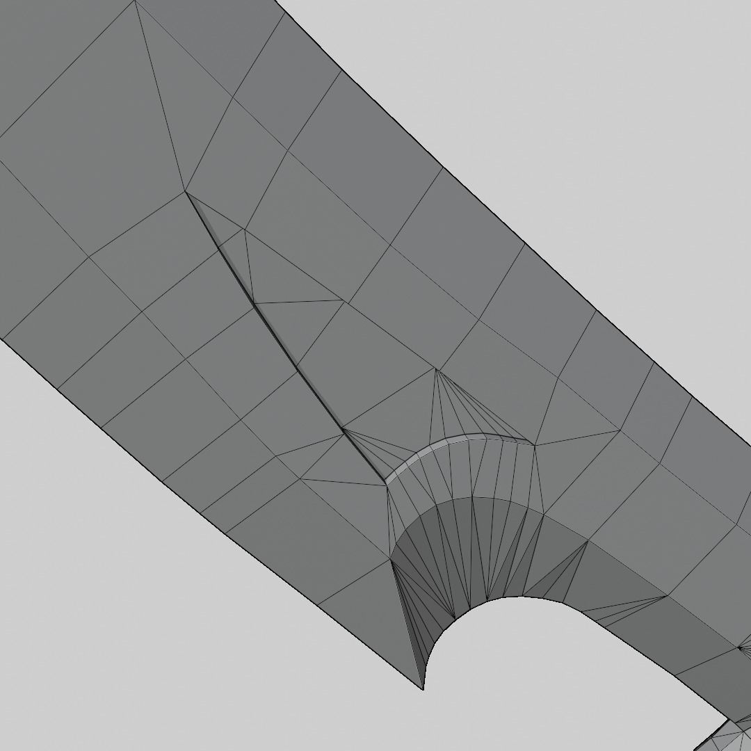 Obsidian dagger of darkness PBR Low-poly 3D model_12