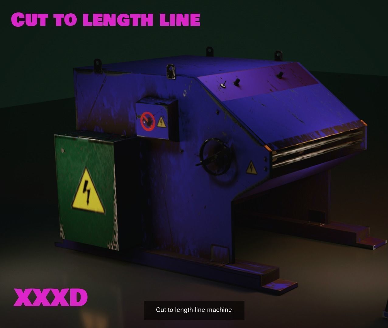 Machine tools 3D Model Collection_3