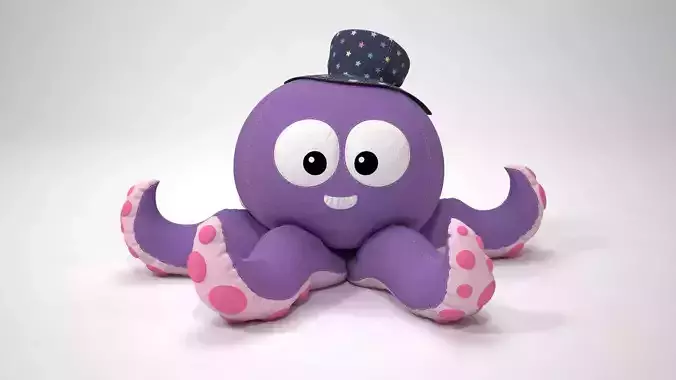 Stuffed Toy Octopus