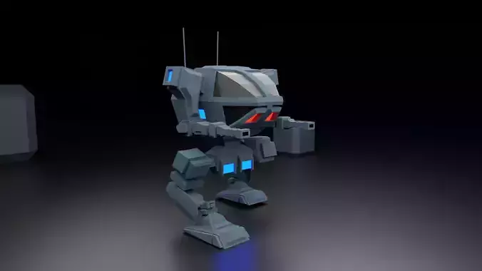 Mech Warrior - Walker - Termiwalker Mk1 3D print model