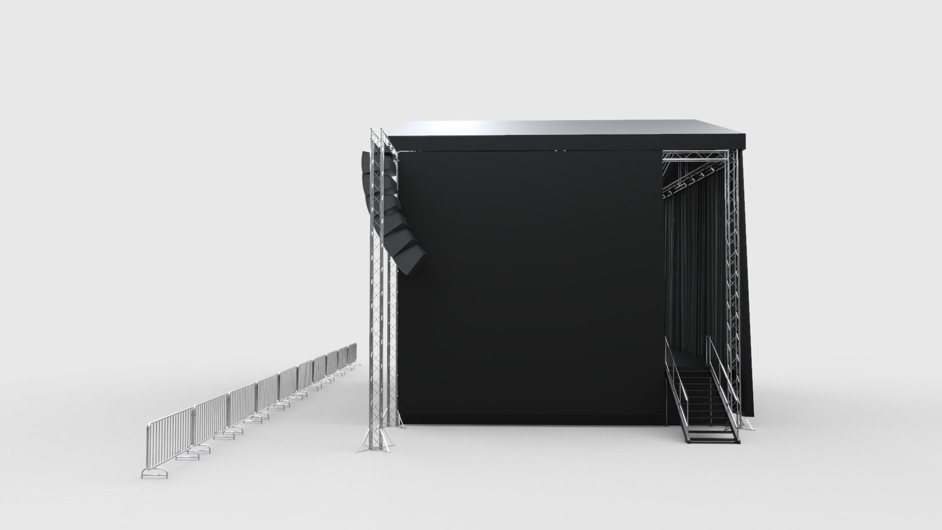 Concert Stage 8 3D model_7