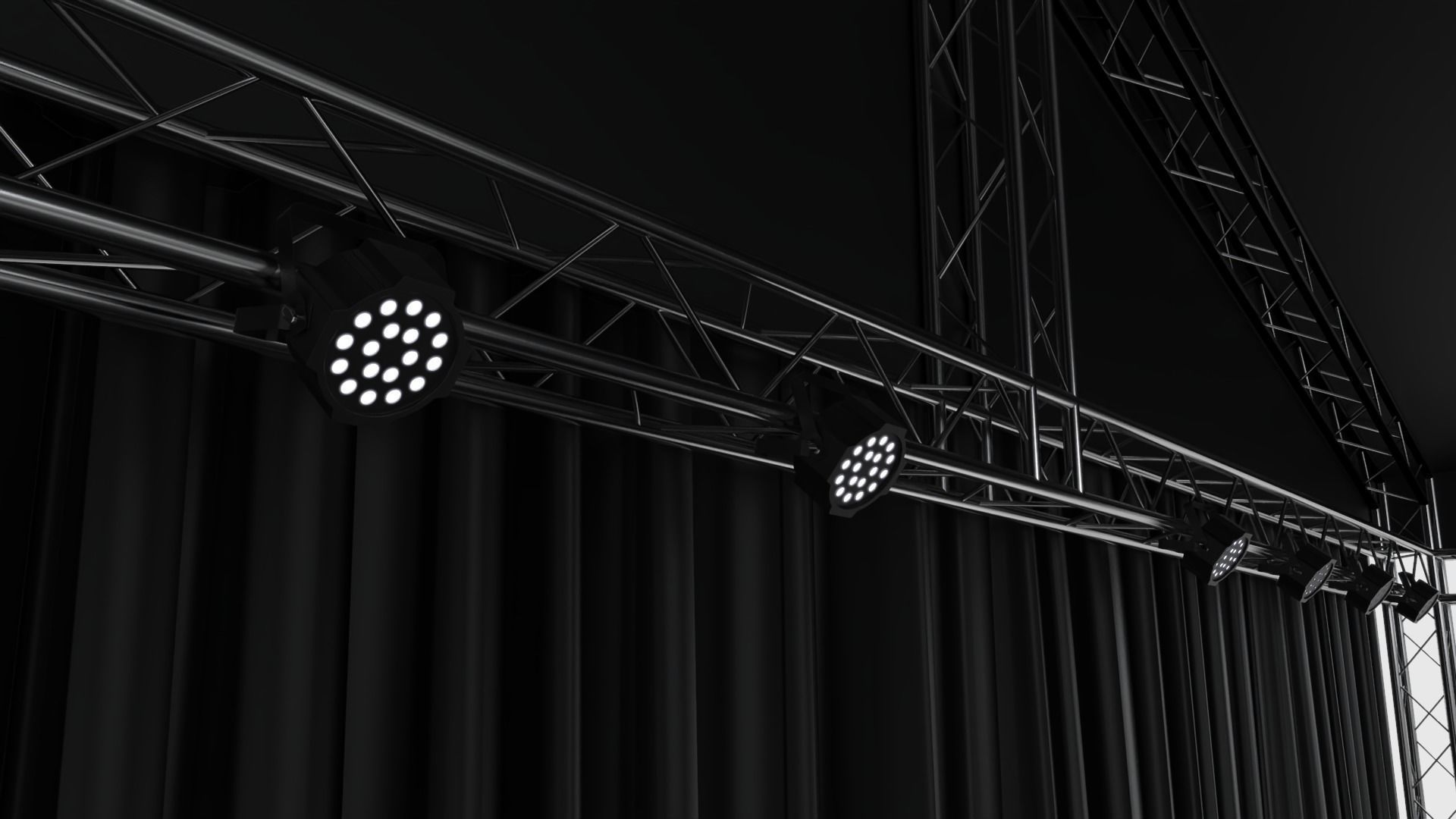 Concert Stage 8 3D model_2