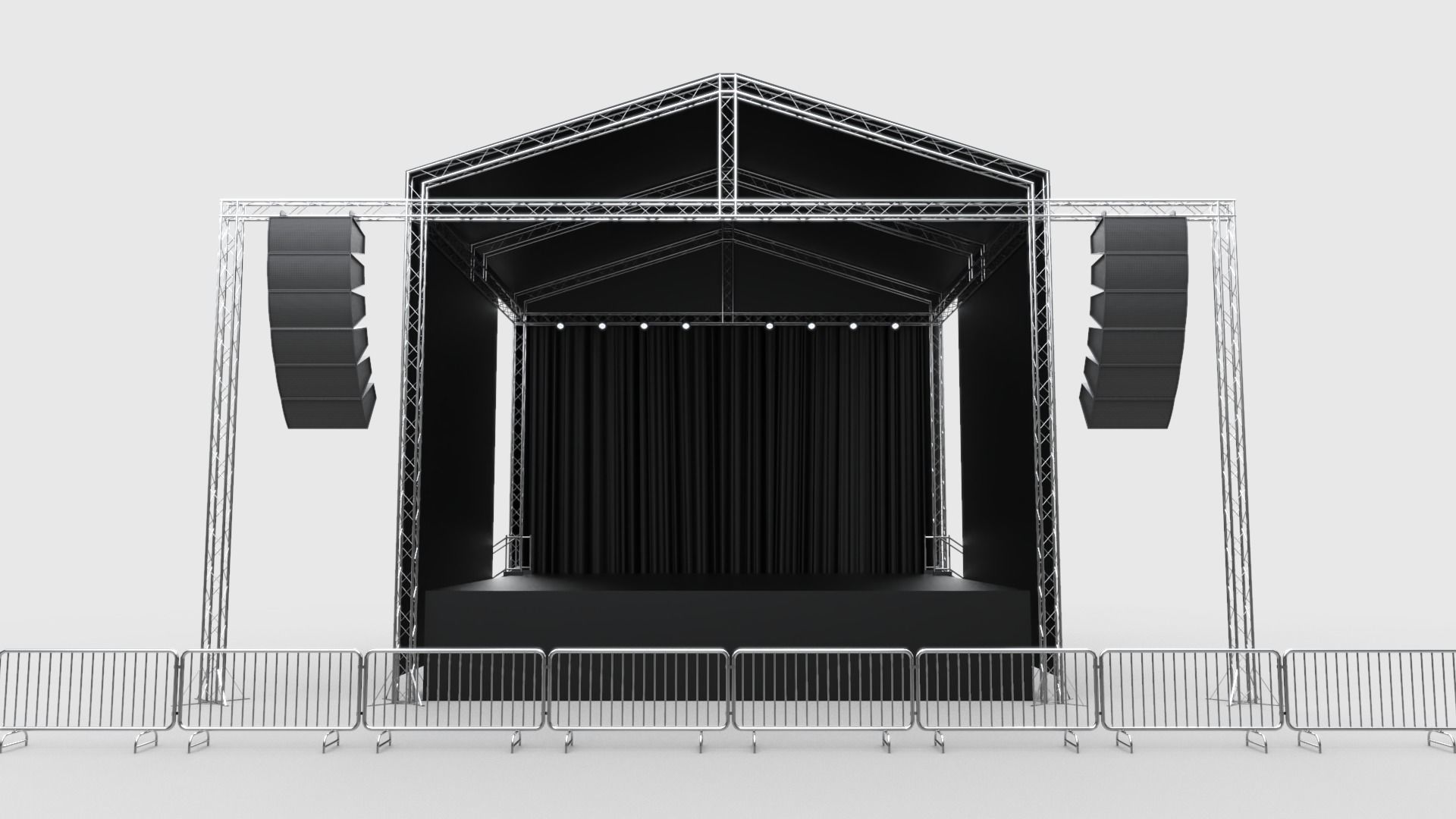 Concert Stage 8 3D model_1
