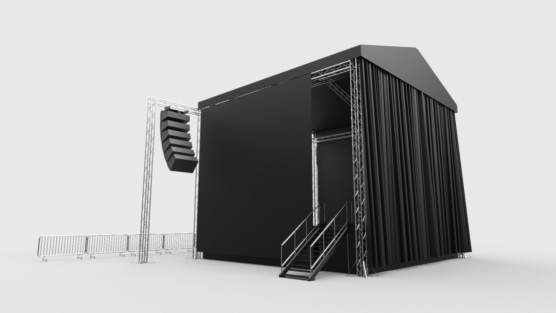 Concert Stage 8 3D model_5