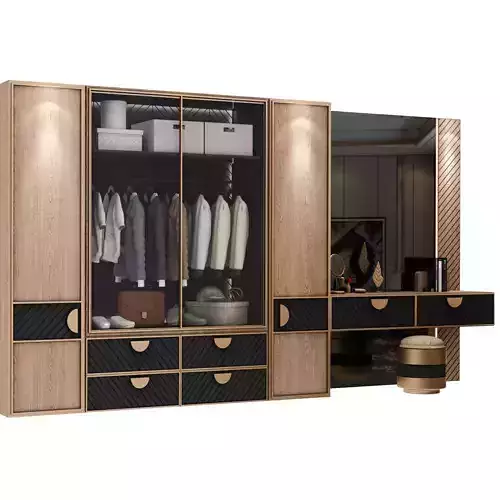 hall way Low-poly 3D model