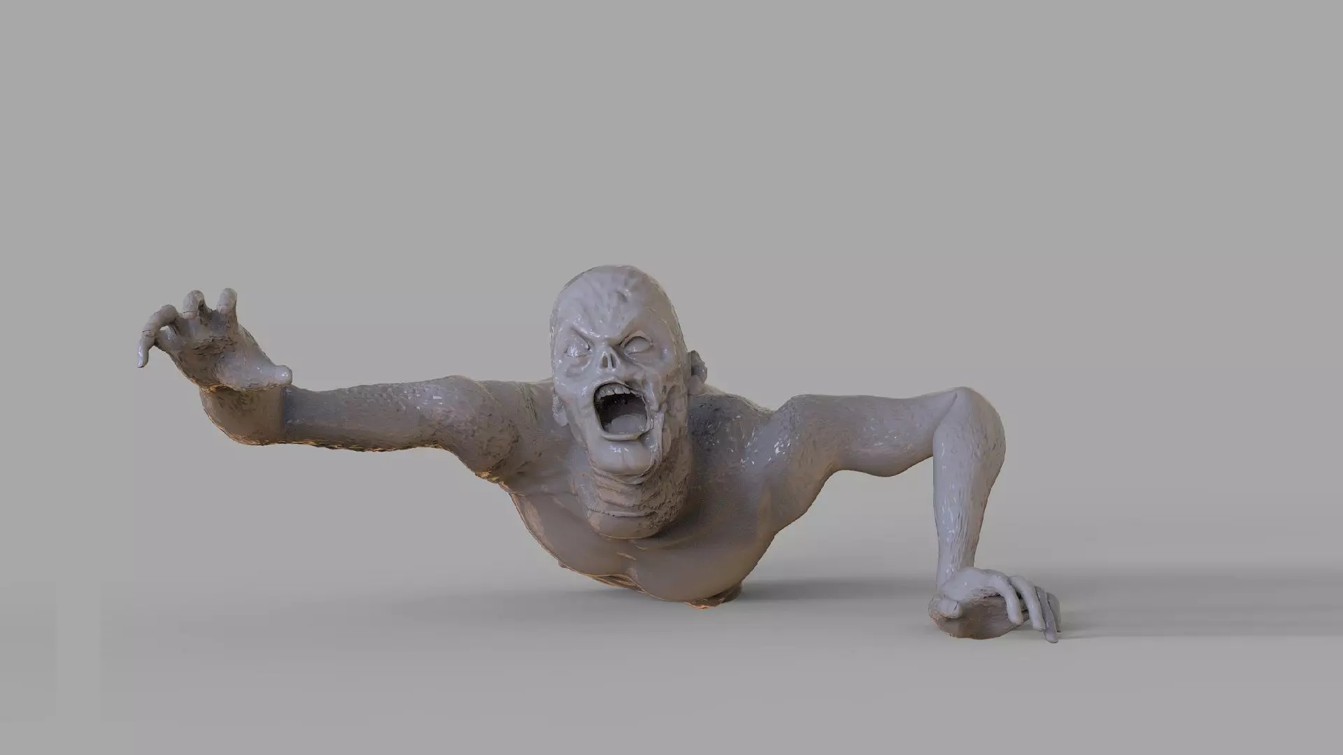Zombie Sculpture 3D print model