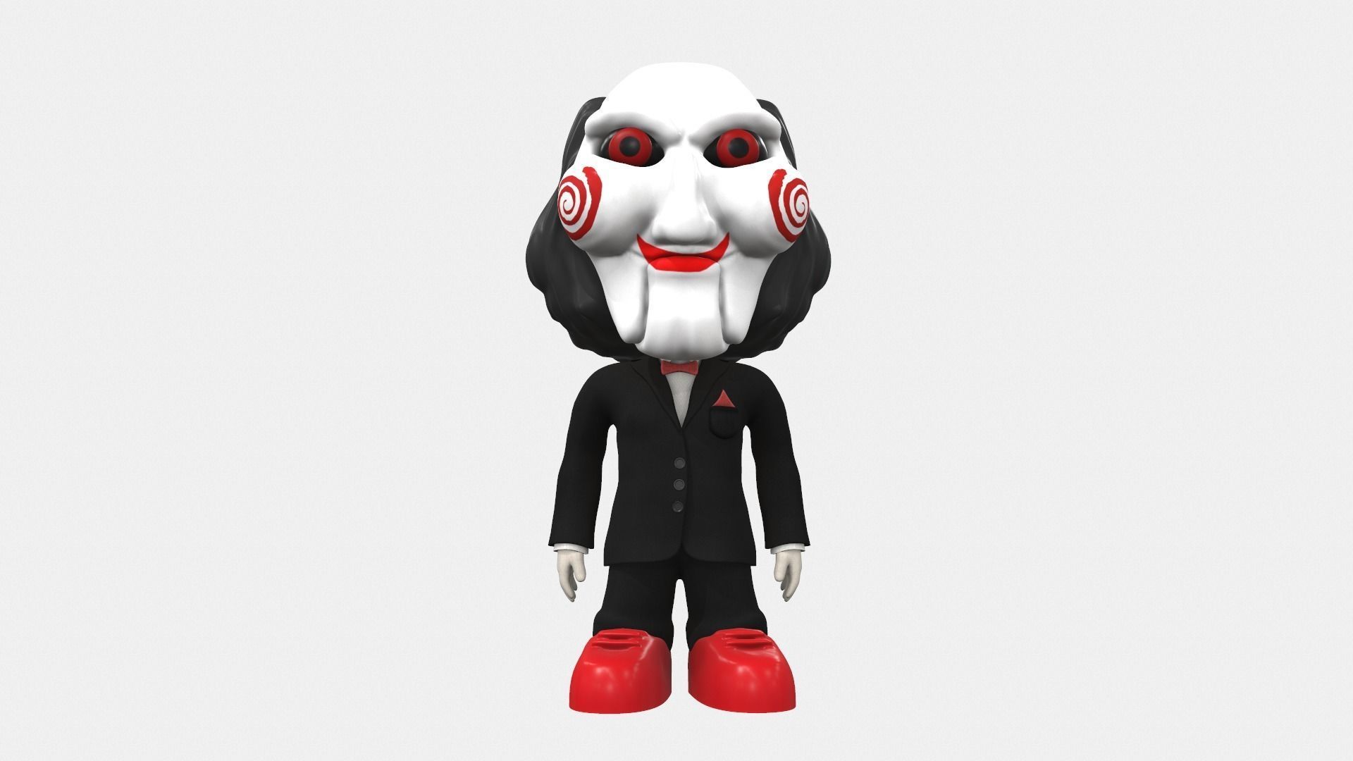 Billy doll from the saw 3D model_1