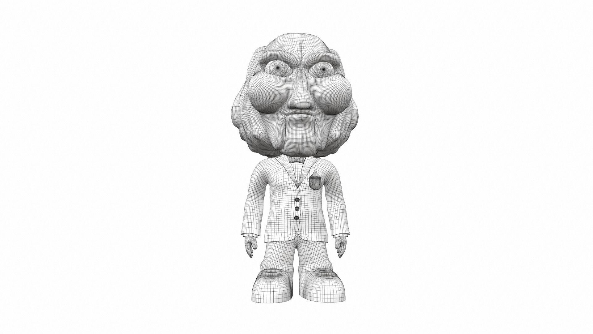 Billy doll from the saw 3D model_17