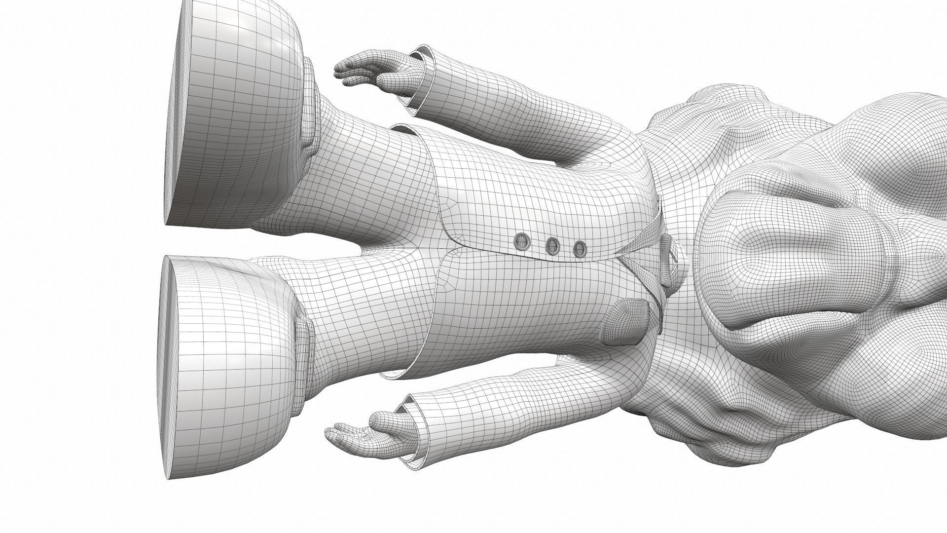Billy doll from the saw 3D model_25