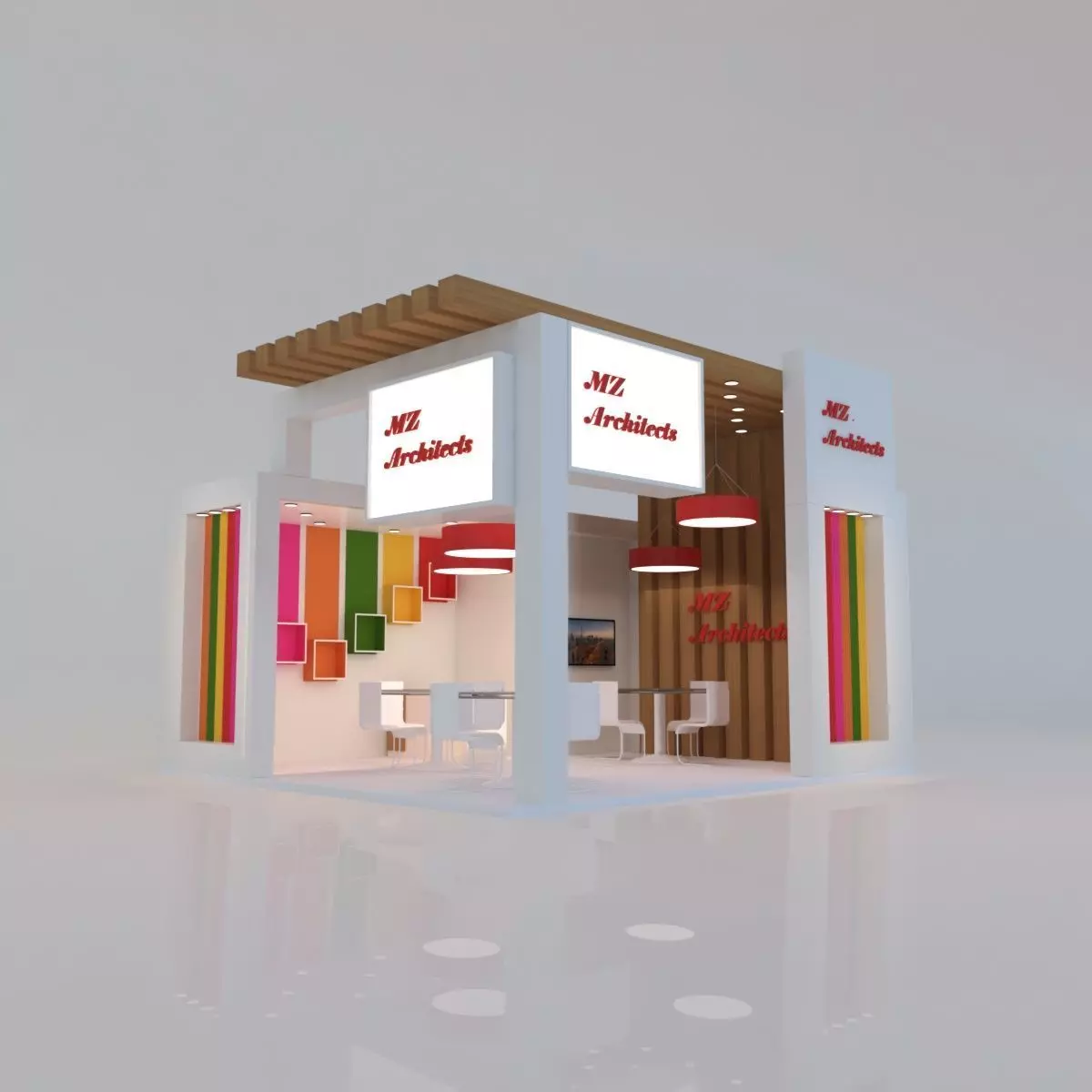 Exhibition stall  3D model_0