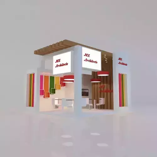 Exhibition stall  3D model