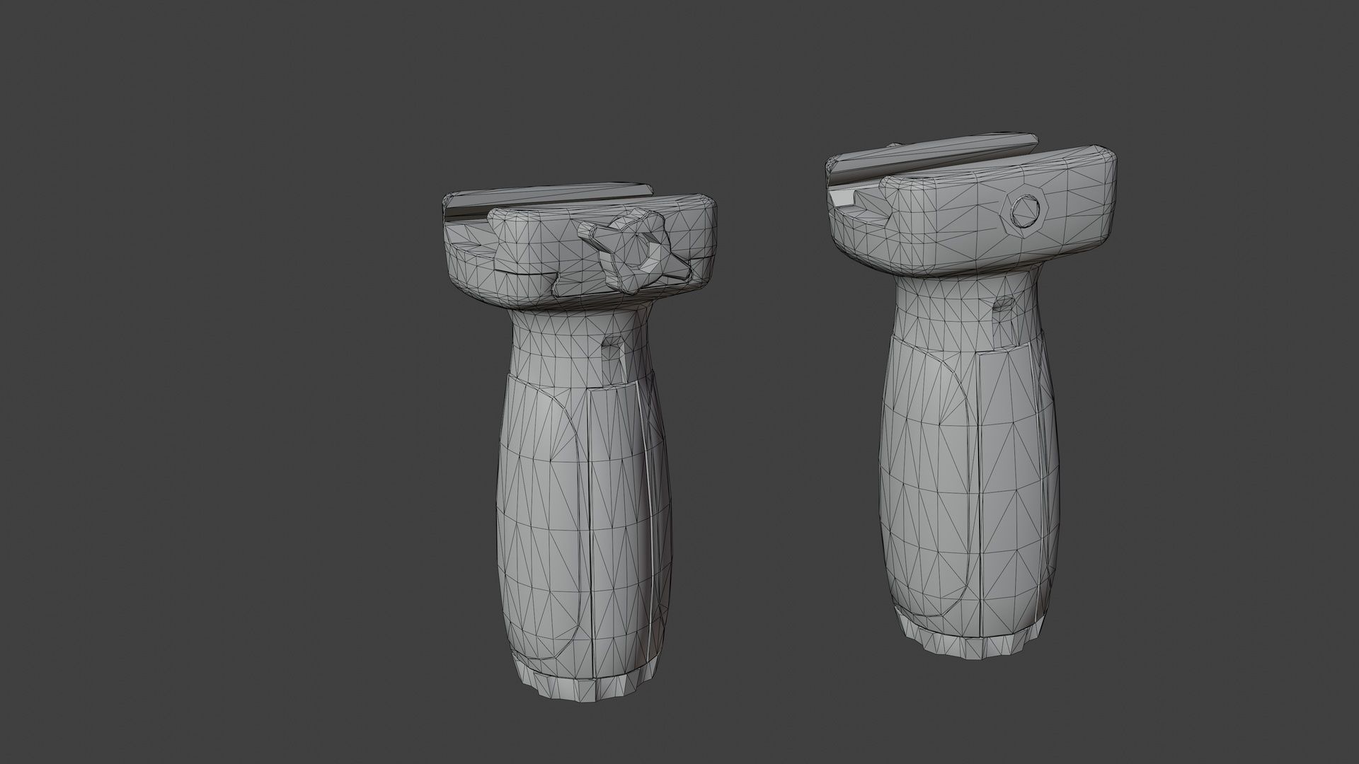 CAA MVG Front Grip Low-poly 3D model_4