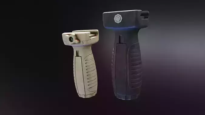 CAA MVG Front Grip Low-poly 3D model