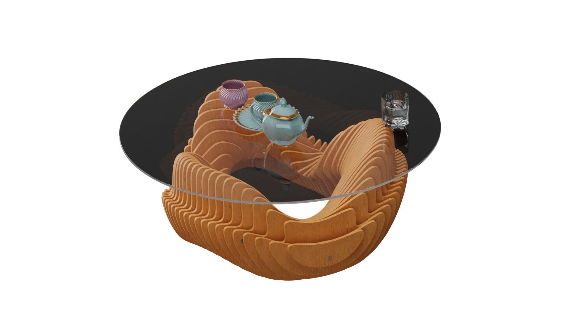 Parametric coffee table 09 3D model_3