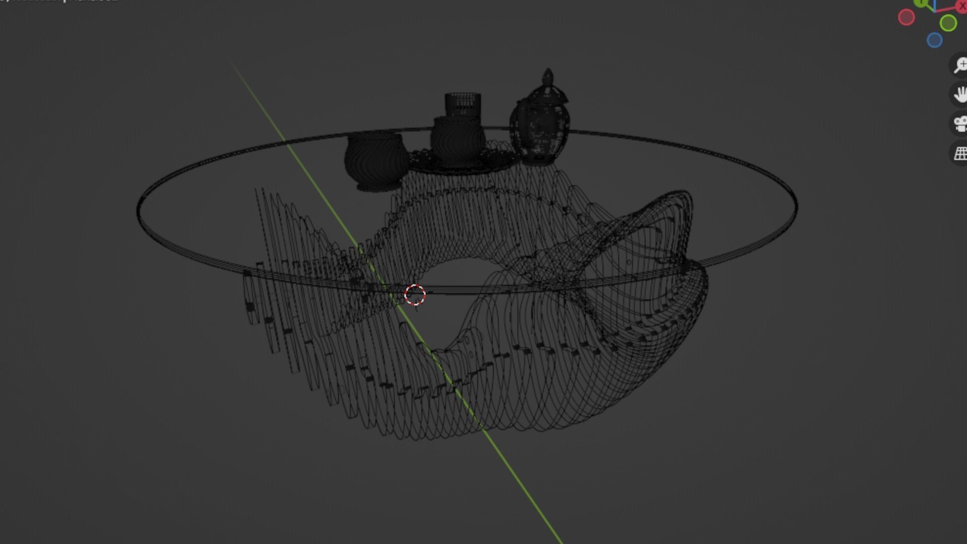 Parametric coffee table 09 3D model_6