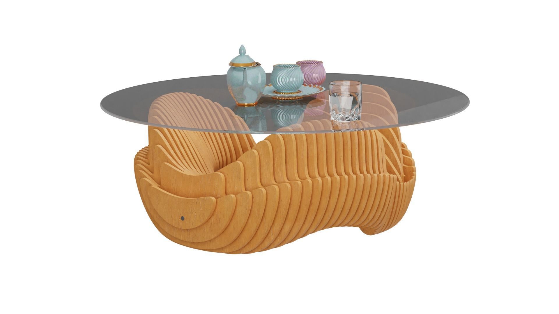 Parametric coffee table 09 3D model_1