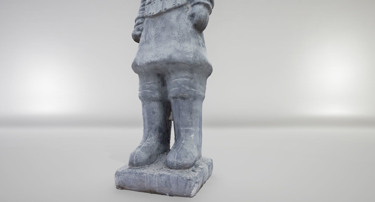 Terracotta Warrior UE4 Low-poly 3D model_8