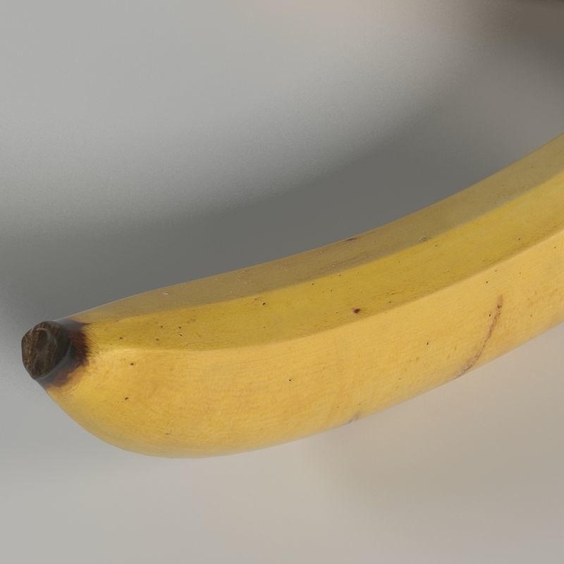 Banana two bananas Low-poly 3D model_2