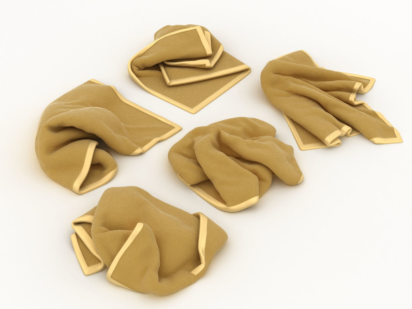 Messy Towels 3D model_3