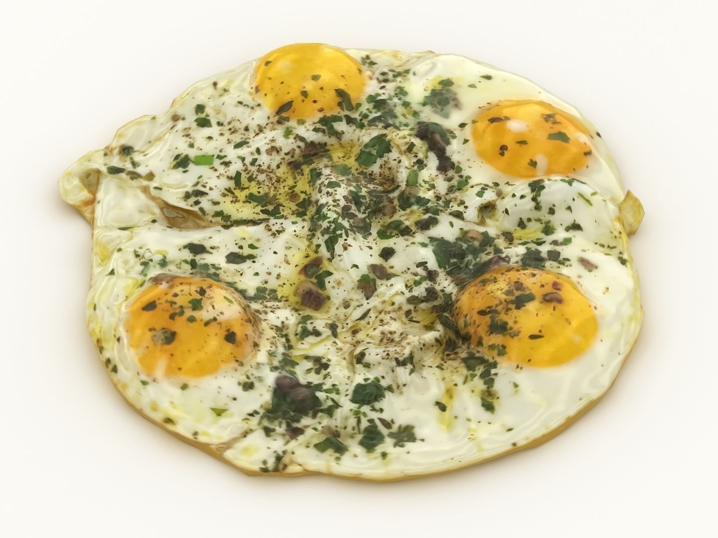 Breakfast Eggs Low-poly 3D model_6