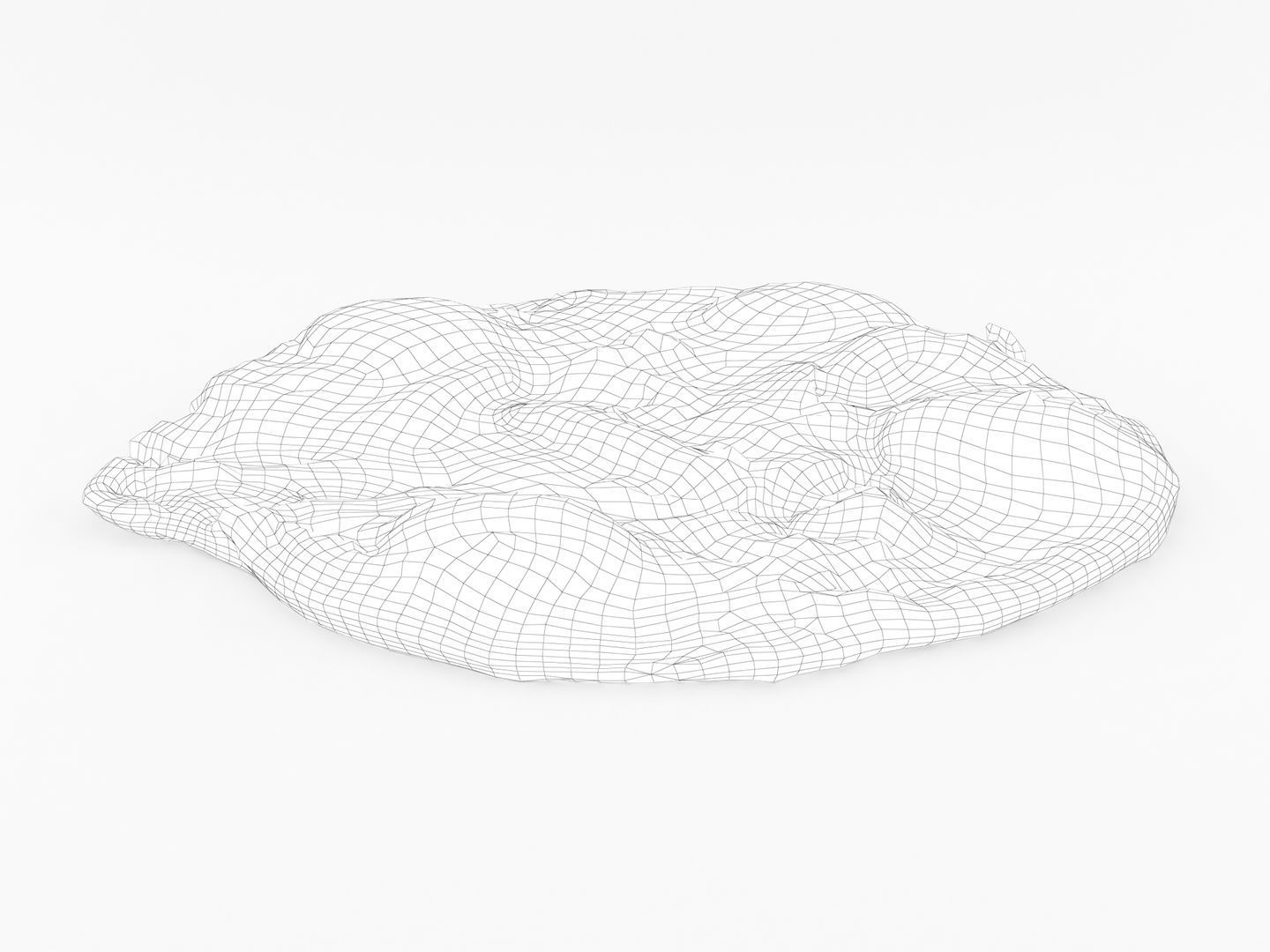 Breakfast Eggs Low-poly 3D model_17