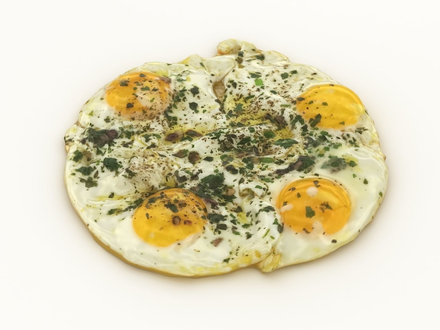Breakfast Eggs Low-poly 3D model_5