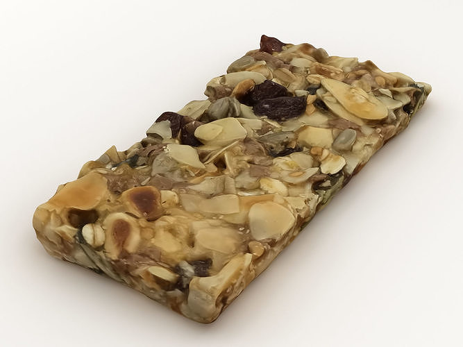 Cereal Granola Bar 3D model 4