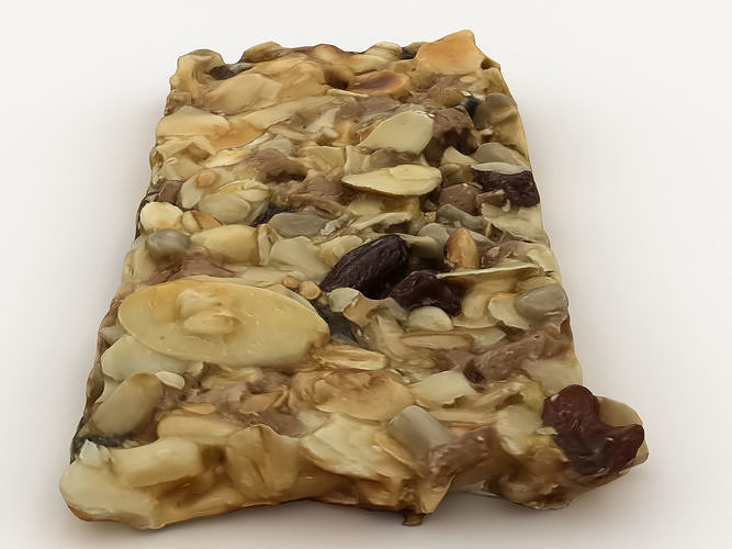 Cereal Granola Bar 3D model 7