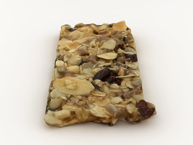 Cereal Granola Bar 3D model 2